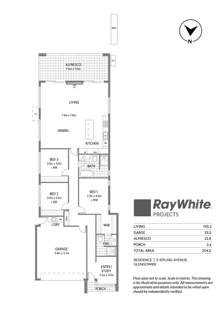 Floorplan of Homely house listing, 1 & 2, 5 Kipling Avenue, Glengowrie SA 5044