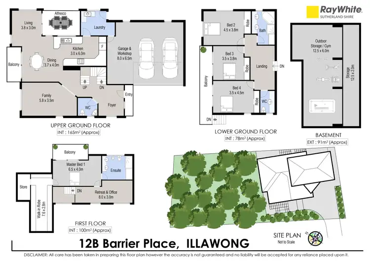 Floorplan of Homely house listing, 12B Barrier Place, Illawong NSW 2234