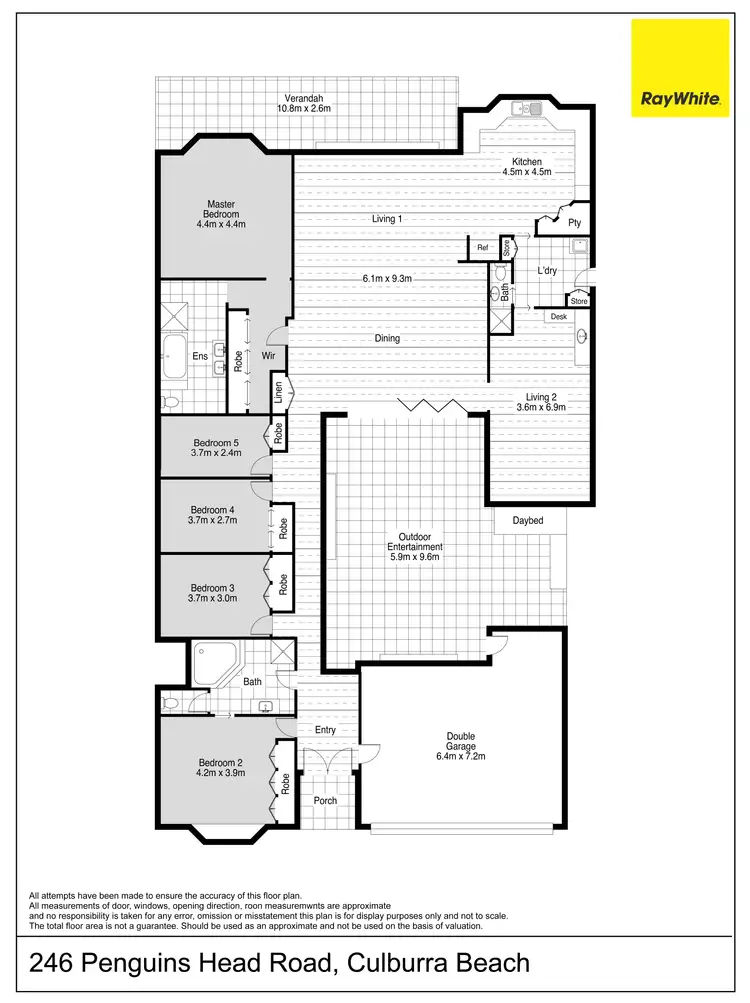 Floorplan of Homely house listing, 246 Penguins Head Road, Culburra Beach NSW 2540