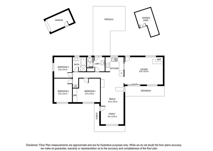 Floorplan of Homely house listing, 2 Montgomery Avenue, Mount Gambier SA 5290