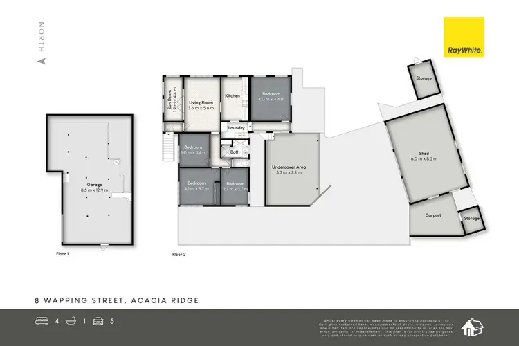 Floorplan of Homely house listing, 8 Wapping Street, Acacia Ridge QLD 4110