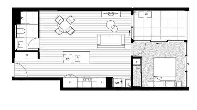Floorplan of Homely apartment listing, 612/81 Cooyong Street, Reid ACT 2612