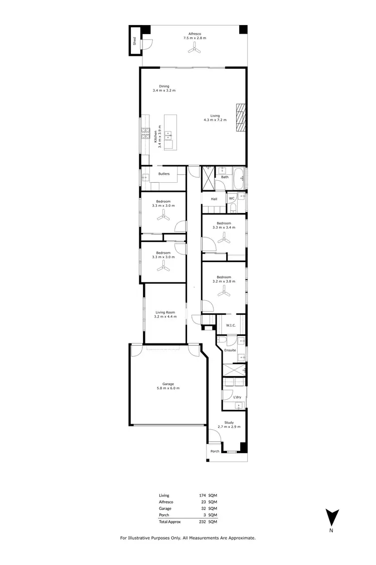 Floorplan of Homely house listing, 44A Sunset Crescent, Grange SA 5022