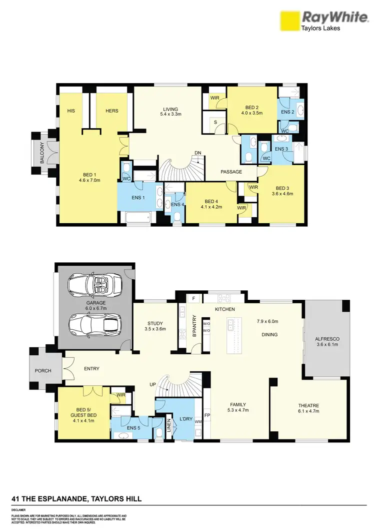 Floorplan of Homely house listing, 41 The Esplanade, Taylors Hill VIC 3037