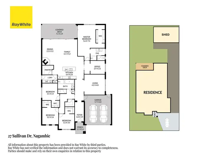 Floorplan of Homely house listing, 27 Sullivan Drive, Nagambie VIC 3608