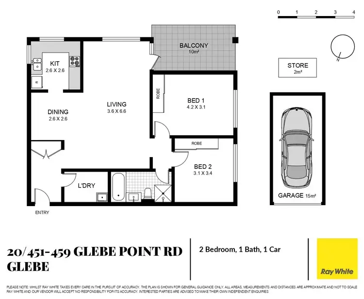 Floorplan of Homely apartment listing, 20/451-459 Glebe Point Road, Glebe NSW 2037