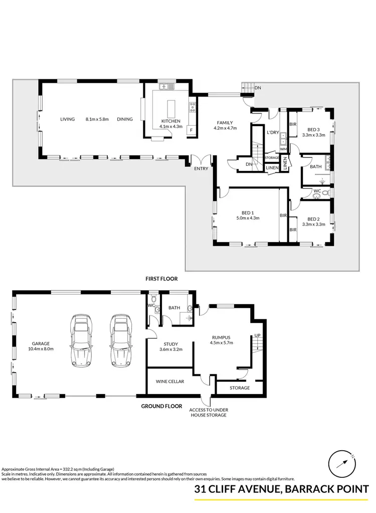 Floorplan of Homely house listing, 31 Cliff Avenue, Barrack Point NSW 2528