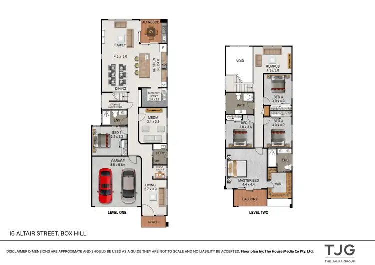 Floorplan of Homely house listing, 16 Altair Street, Box Hill NSW 2765