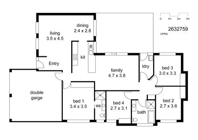 Floorplan of Homely house listing, Address available on request