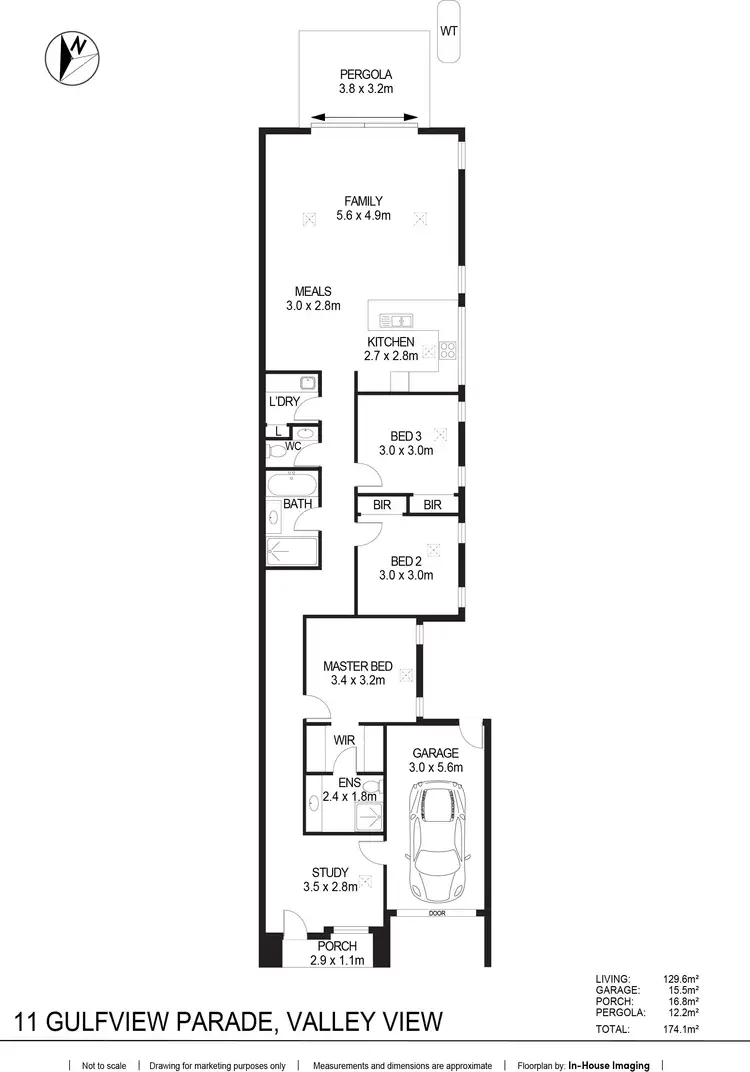 Floorplan of Homely house listing, 11 Gulfview Parade, Valley View SA 5093