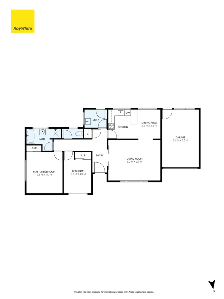 Floorplan of Homely unit listing, 1/19-21 George Street, Reservoir VIC 3073