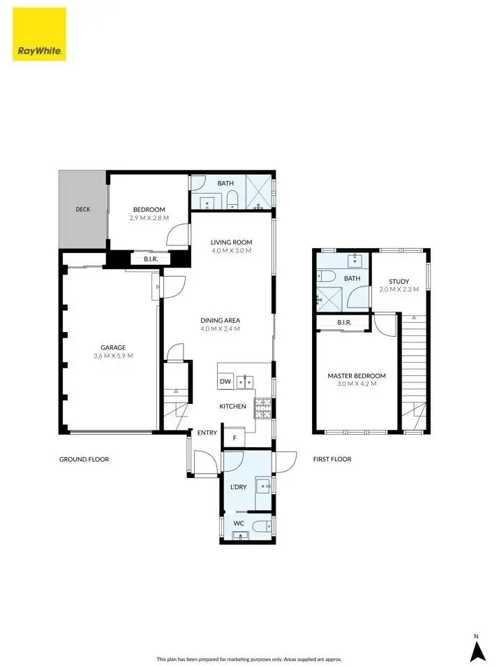 Floorplan of Homely townhouse listing, 4/610 Gilbert Road, Reservoir VIC 3073
