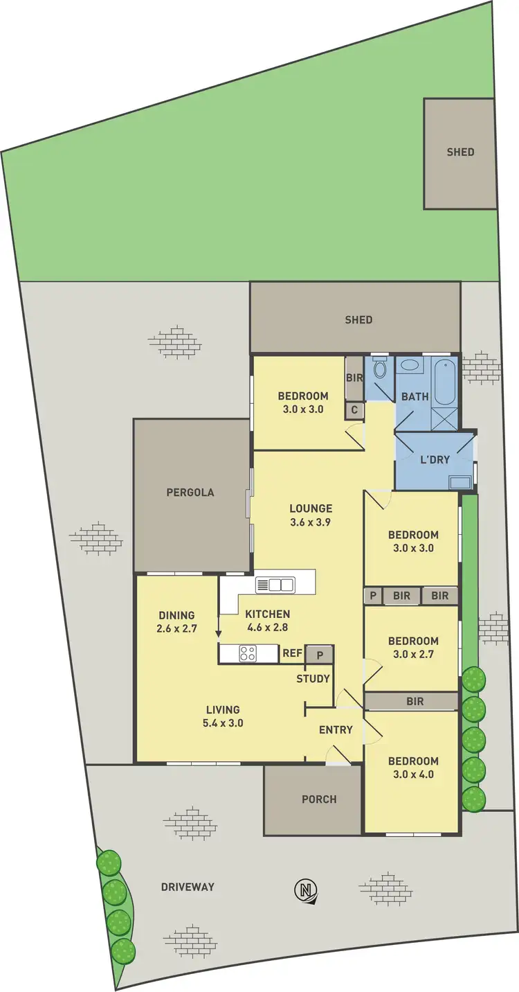 Floorplan of Homely house listing, 20 Topaz Avenue, Wyndham Vale VIC 3024