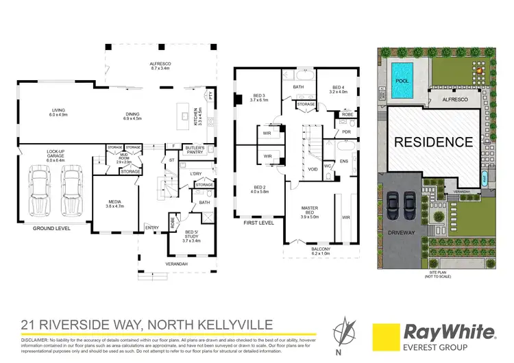 Floorplan of Homely house listing, 21 Riverside Way, North Kellyville NSW 2155