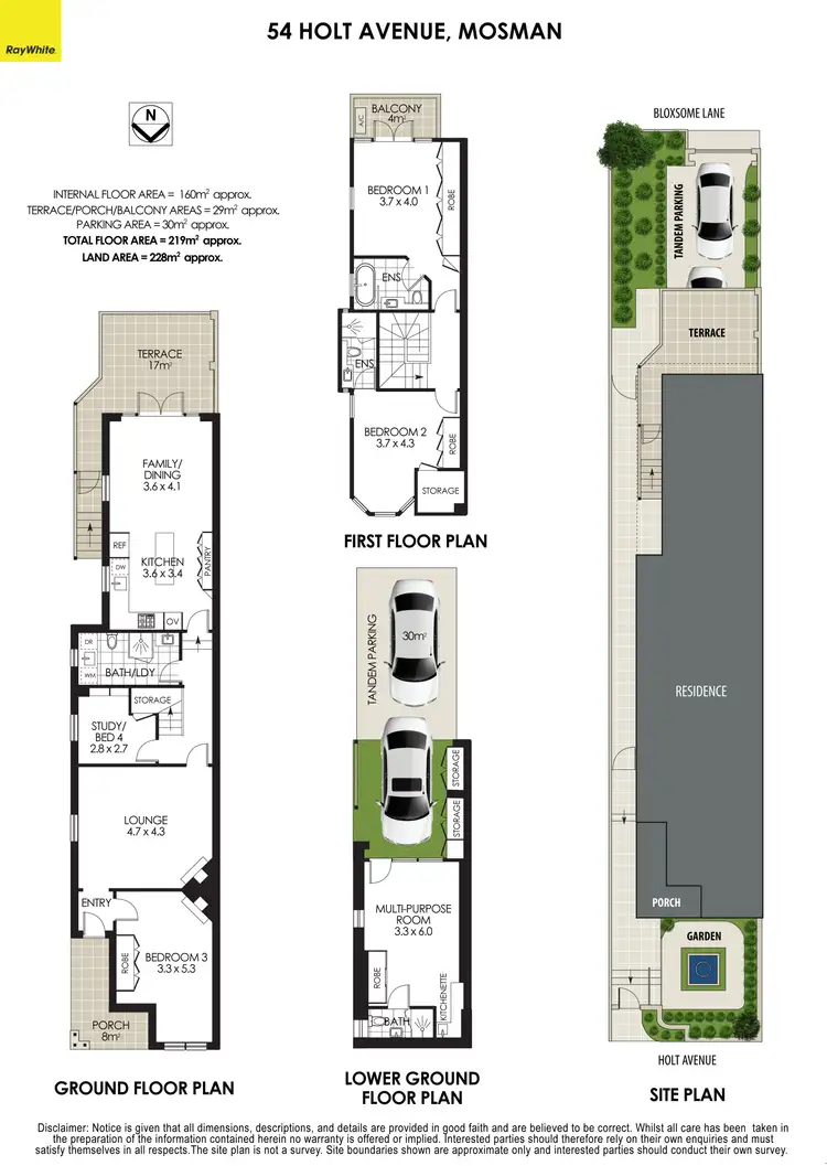 Floorplan of Homely house listing, 54 Holt Avenue, Mosman NSW 2088