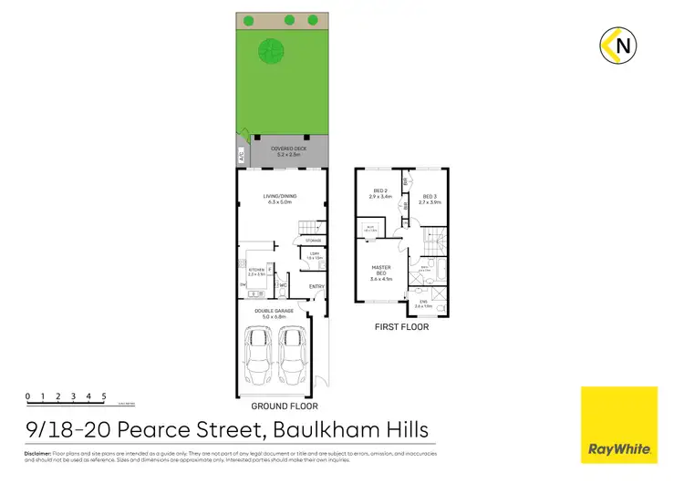 Floorplan of Homely townhouse listing, 9/18-20 Pearce Street, Baulkham Hills NSW 2153