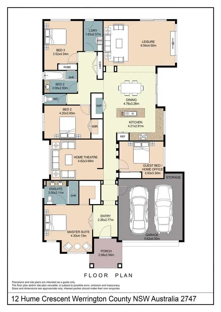 Floorplan of Homely house listing, 12 Hume Crescent, Werrington County NSW 2747
