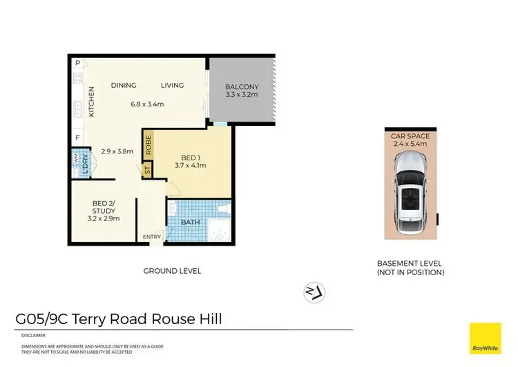 Floorplan of Homely apartment listing, 9C Terry Road, Rouse Hill NSW 2155