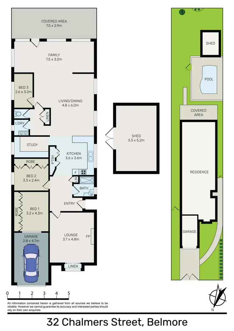 Floorplan of Homely house listing, 32 Chalmers Street, Belmore NSW 2192
