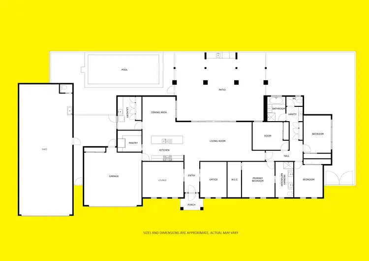 Floorplan of Homely house listing, 16 Sunrise Drive, Mildura VIC 3500