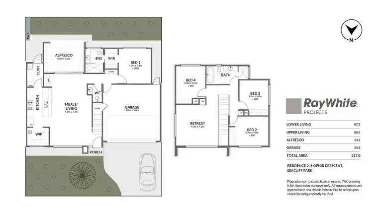 Floorplan of Homely house listing, 1-3, 6 Ophir Crescent, Seacliff Park SA 5049