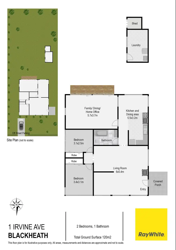 Floorplan of Homely house listing, 1 Irvine Avenue, Blackheath NSW 2785