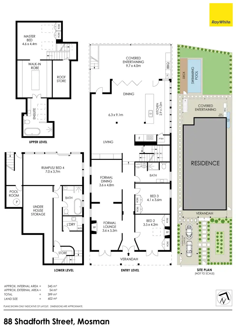 Floorplan of Homely house listing, 88 Shadforth Street, Mosman NSW 2088