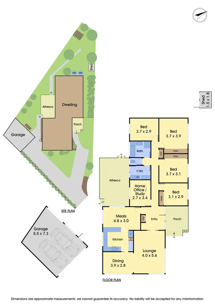 Floorplan of Homely house listing, 3 Rubicon Place, Epping VIC 3076