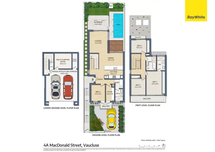 Floorplan of Homely house listing, 4A Macdonald Street, Vaucluse NSW 2030