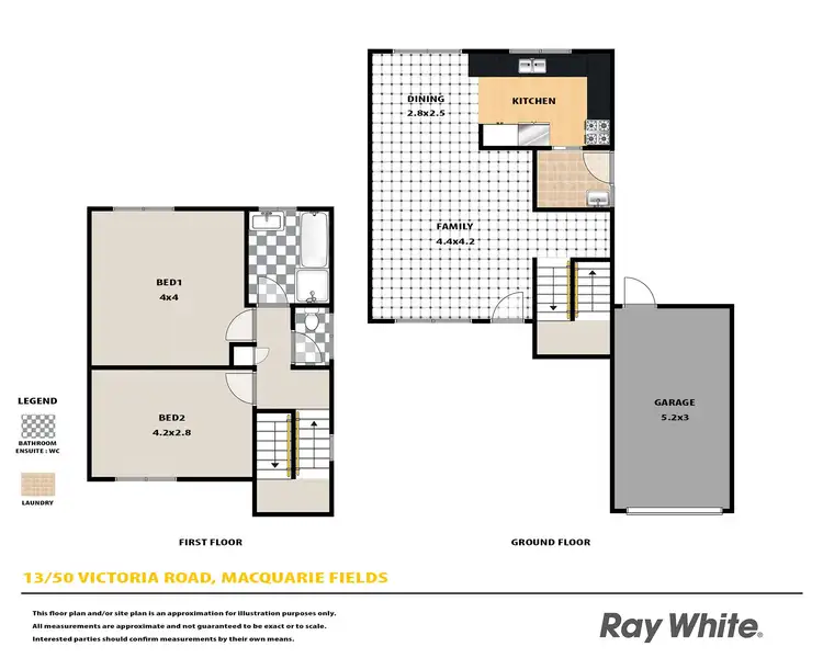Floorplan of Homely house listing, 13/50 Victoria Road, Macquarie Fields NSW 2564