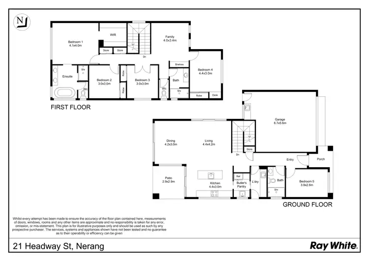 Floorplan of Homely house listing, 21 Headway Street, Nerang QLD 4211