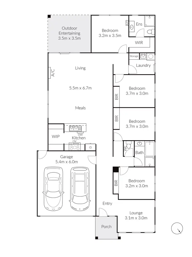 Floorplan of Homely house listing, 2 Heathcote Street, Mount Duneed VIC 3217
