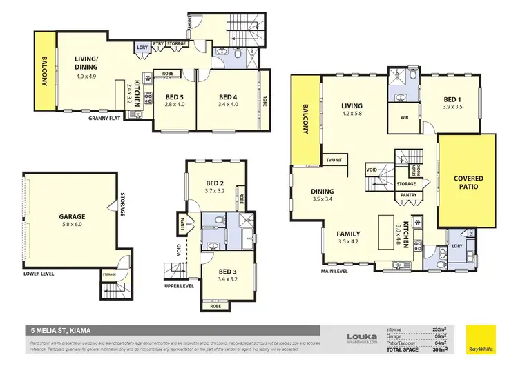 Floorplan of Homely house listing, 5 Melia Street, Kiama NSW 2533