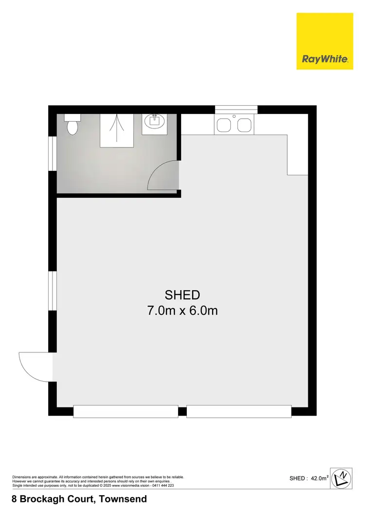 Floorplan of Homely land listing, 8 Brockagh Court, Townsend NSW 2463