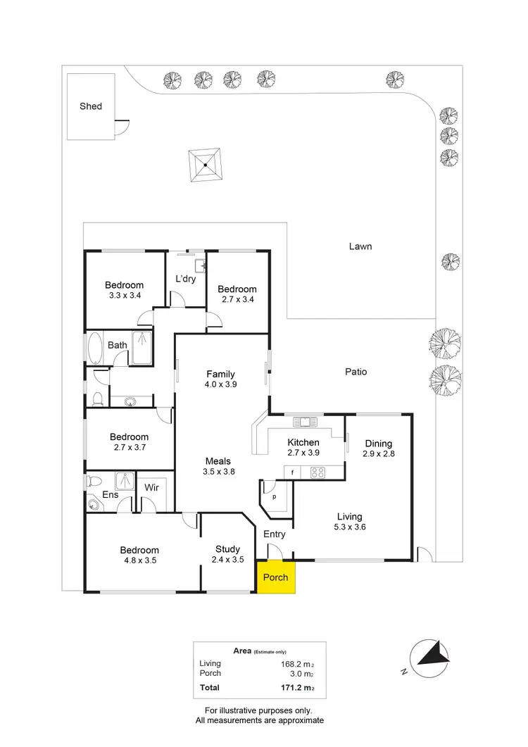 Floorplan of Homely house listing, 16 Downton Avenue, Salisbury North SA 5108