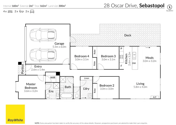 Floorplan of Homely house listing, 28 Oscar Drive, Sebastopol VIC 3356