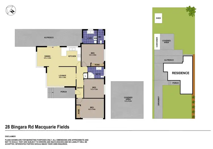 Floorplan of Homely house listing, 28 Bingara Road, Macquarie Fields NSW 2564