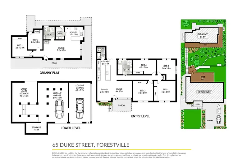 Floorplan of Homely house listing, 65 Duke Street, Forestville NSW 2087