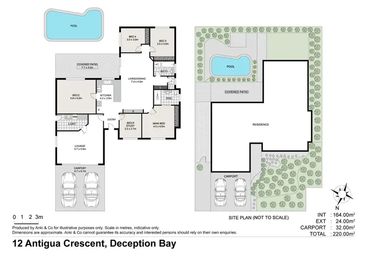 Floorplan of Homely house listing, 12 Antigua Crescent, Deception Bay QLD 4508