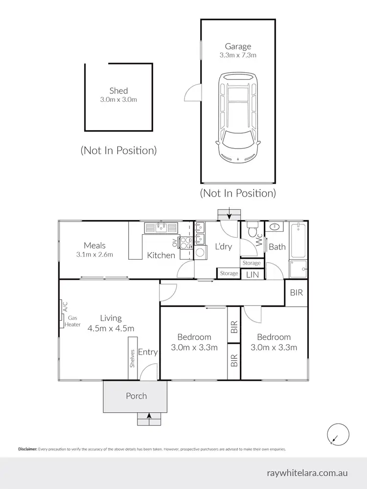 Floorplan of Homely house listing, 199 Bacchus Marsh Road, Corio VIC 3214