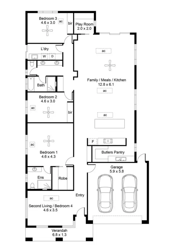 Floorplan of Homely house listing, 179 Douglas Drive, Munno Para SA 5115