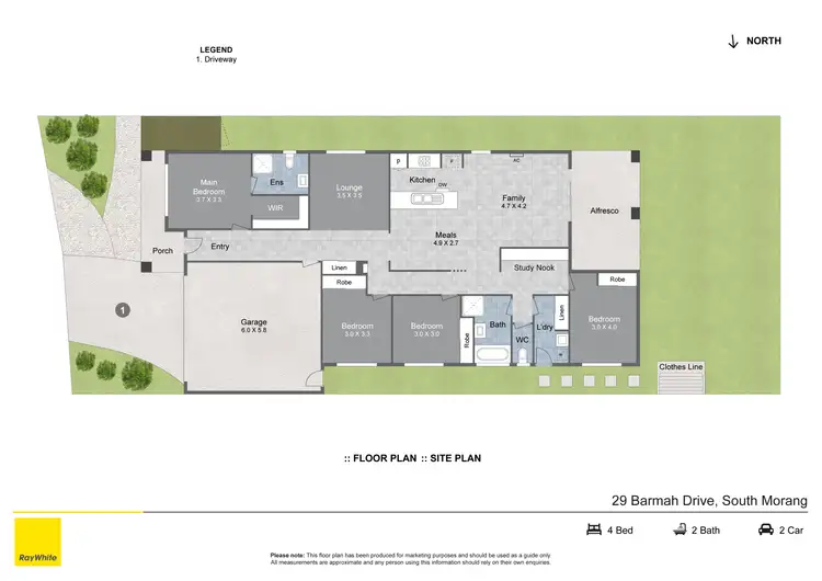 Floorplan of Homely house listing, 29 Barmah Drive, South Morang VIC 3752