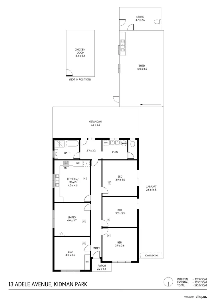 Floorplan of Homely house listing, 13 Adele Avenue, Kidman Park SA 5025