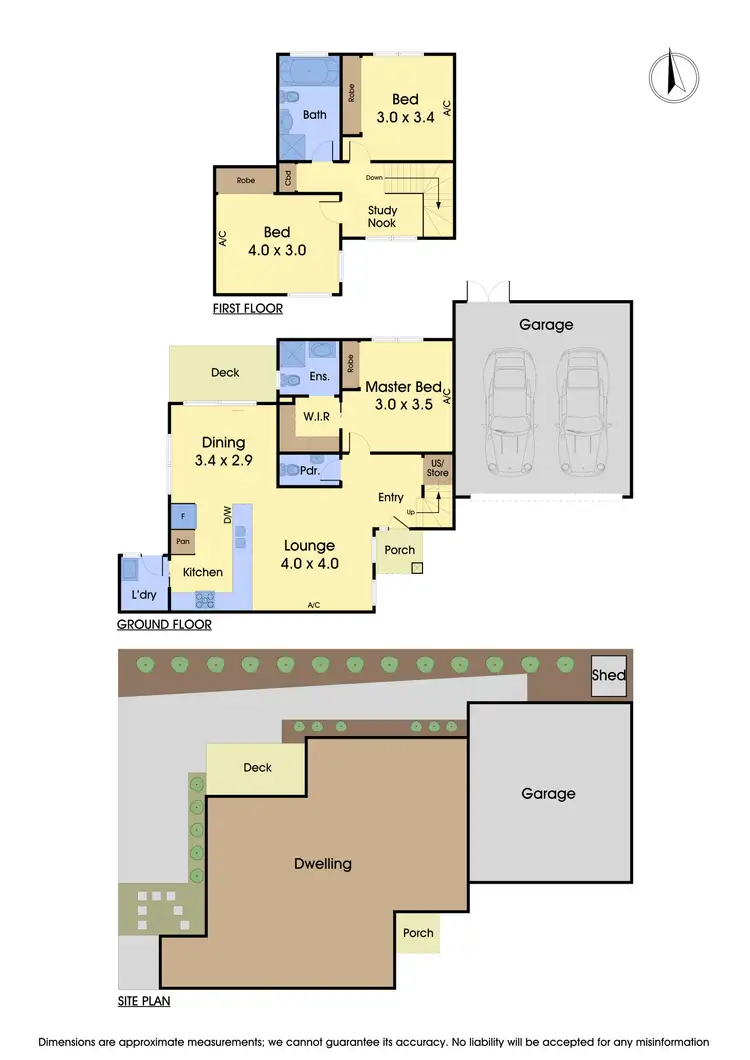 Floorplan of Homely townhouse listing, 4/15 Timmings Street, Chadstone VIC 3148