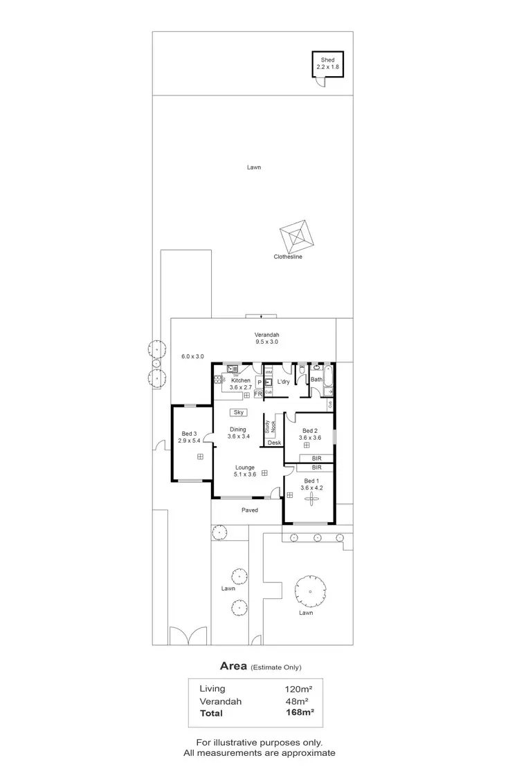 Floorplan of Homely house listing, 3 Bowey Avenue, Enfield SA 5085
