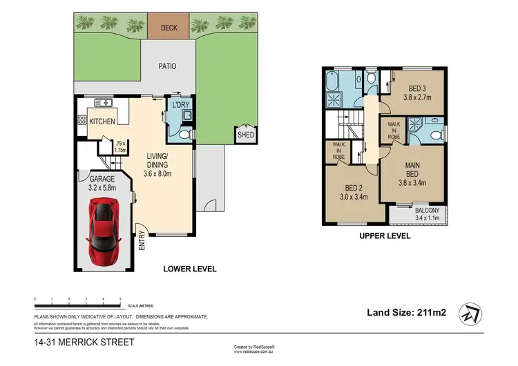 Floorplan of Homely townhouse listing, 14/31 Merrick Street, Wishart QLD 4122