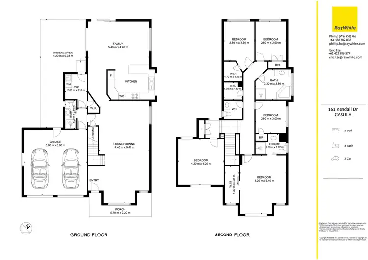 Floorplan of Homely house listing, 161 Kendall Drive, Casula NSW 2170