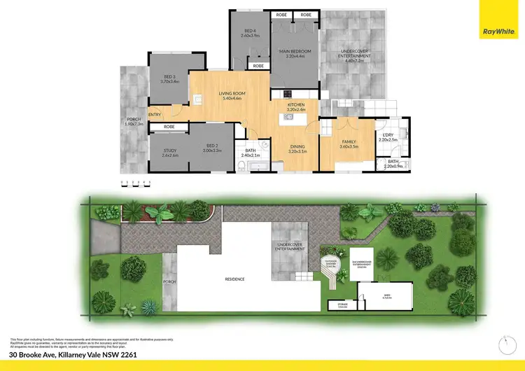 Floorplan of Homely house listing, 30 Brooke Avenue, Killarney Vale NSW 2261