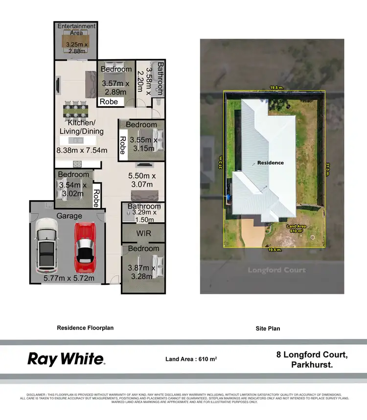 Floorplan of Homely house listing, 8 Longford Court, Parkhurst QLD 4702