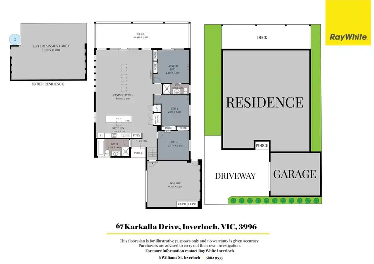 Floorplan of Homely house listing, 67 Karkalla Drive, Inverloch VIC 3996